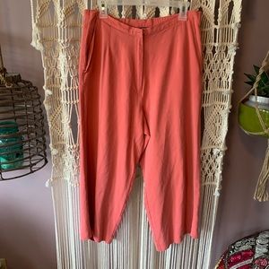 High Waisted Pink Pants